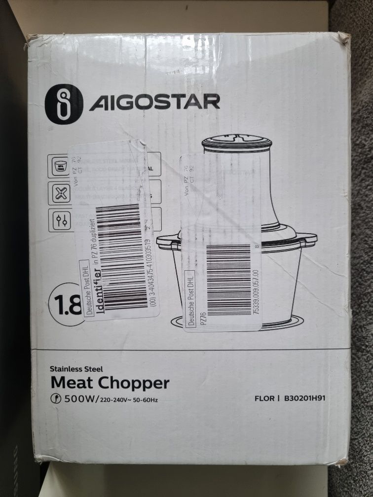 Aigostar maszynka do mięsa/ rozdrabniacz/szatkownica