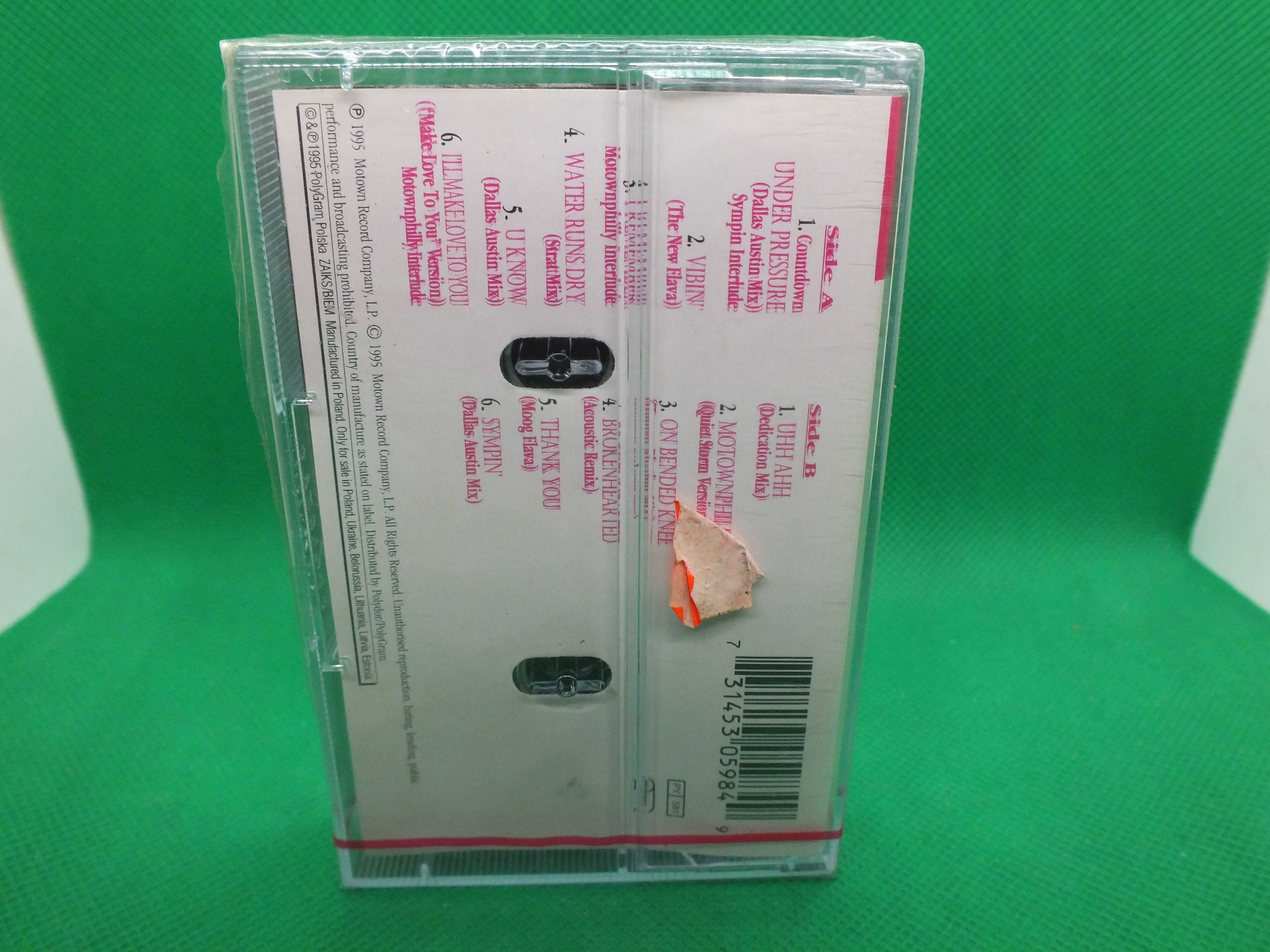 Boyz II Men–The Remix Collection -kaseta.Wyd.Motown 1995 NOWA FOLIA
