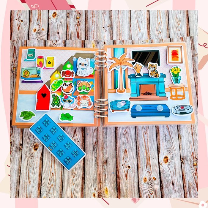 Książka na rzepy Toca Boca, Avatar, Labubu.Lamibook.Prezent dla dzieci