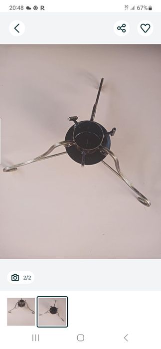 Stojak metalowy pod choinkę