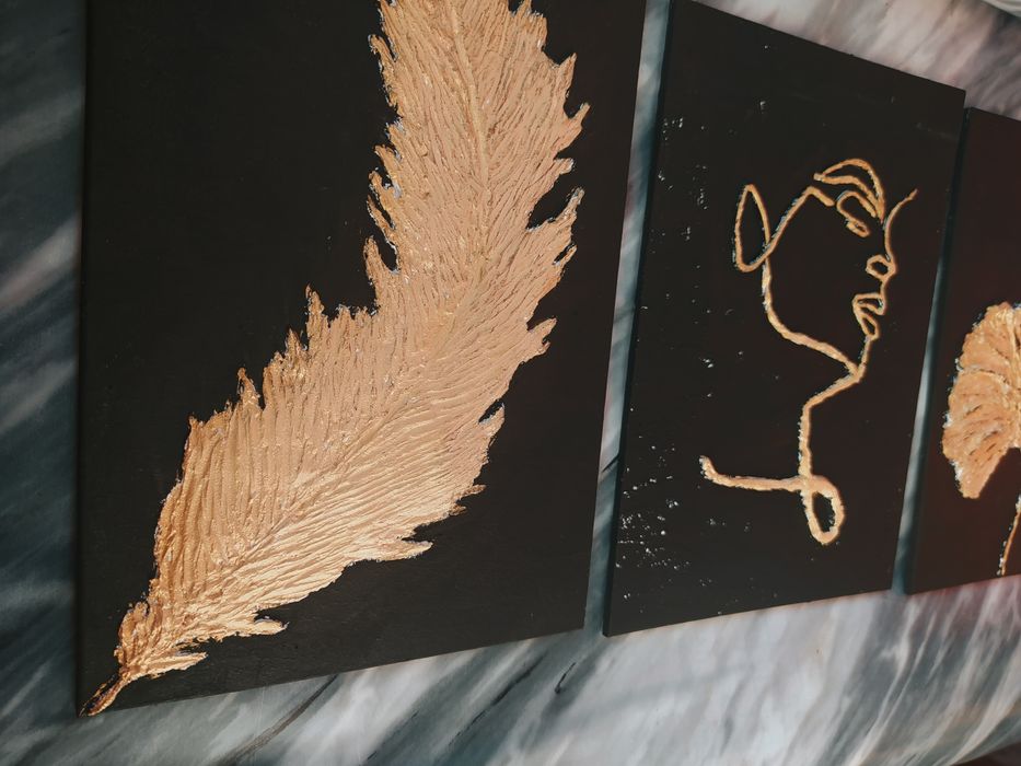 Интерьерная текстурная объемная картина