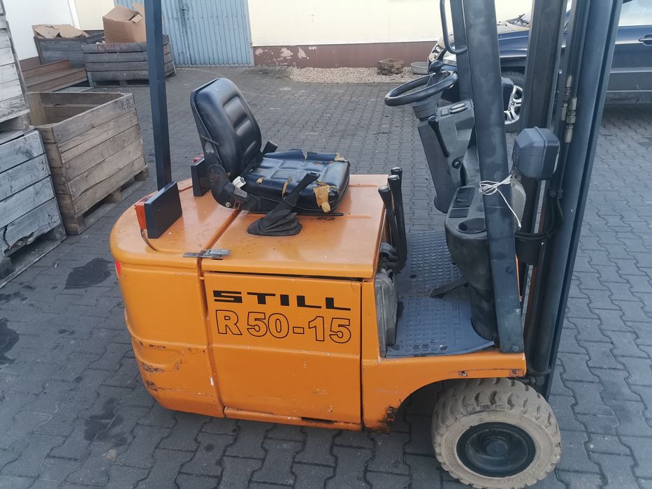 Still r50-15 wózek widłowy triplex sadowniczy