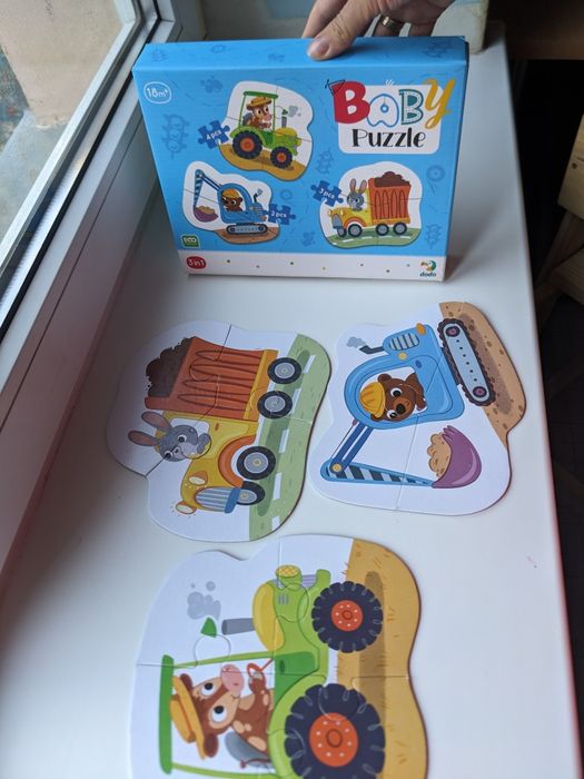 Дитячі картонні пазли