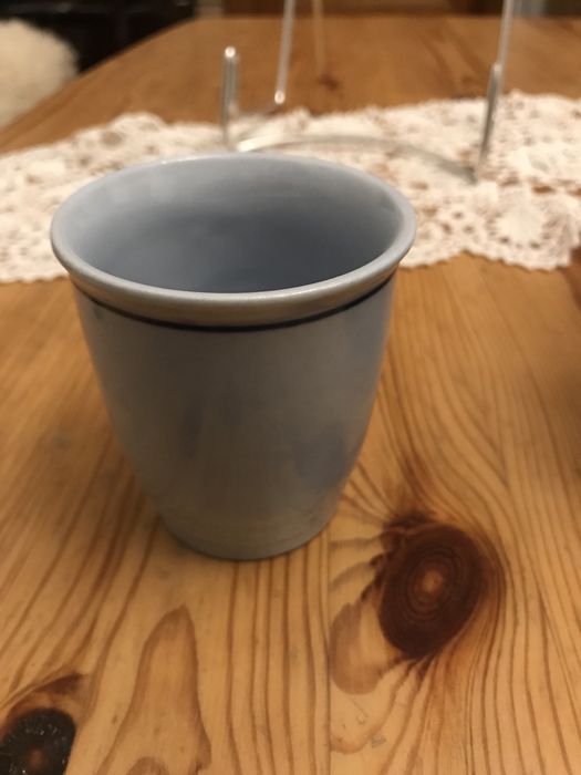 Stary ceramic zny kufel i kubek