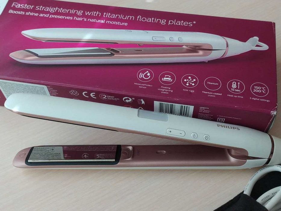 Выпрямитель для волос Philips HP8374 с титановыми пластинами