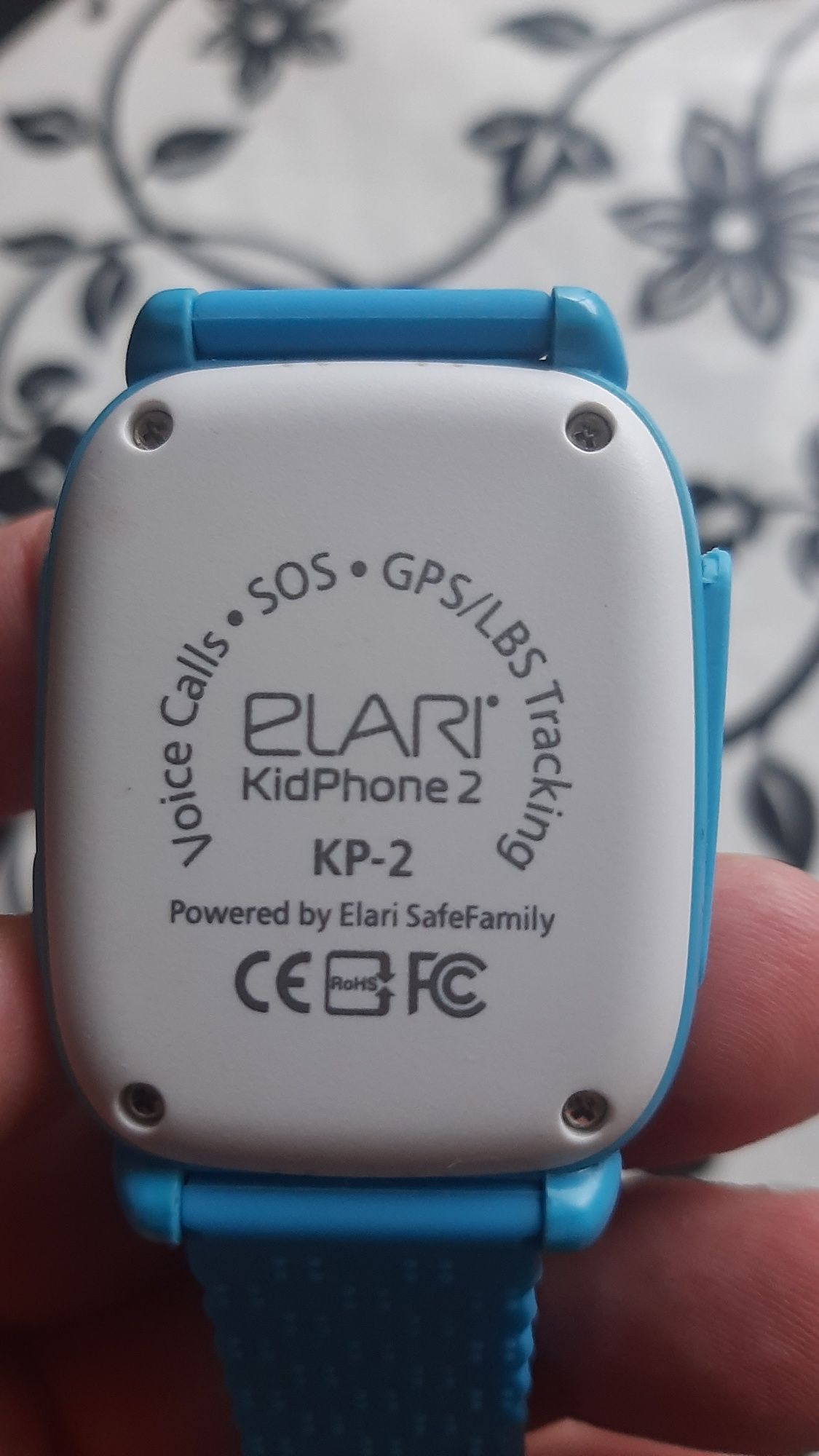Смарт часи ELARI KidPhon 2 blu с GPS трекером.