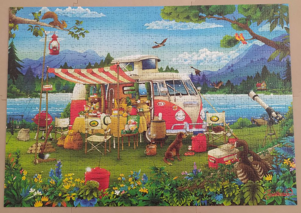 Puzzles - 500/1000/1500 peças