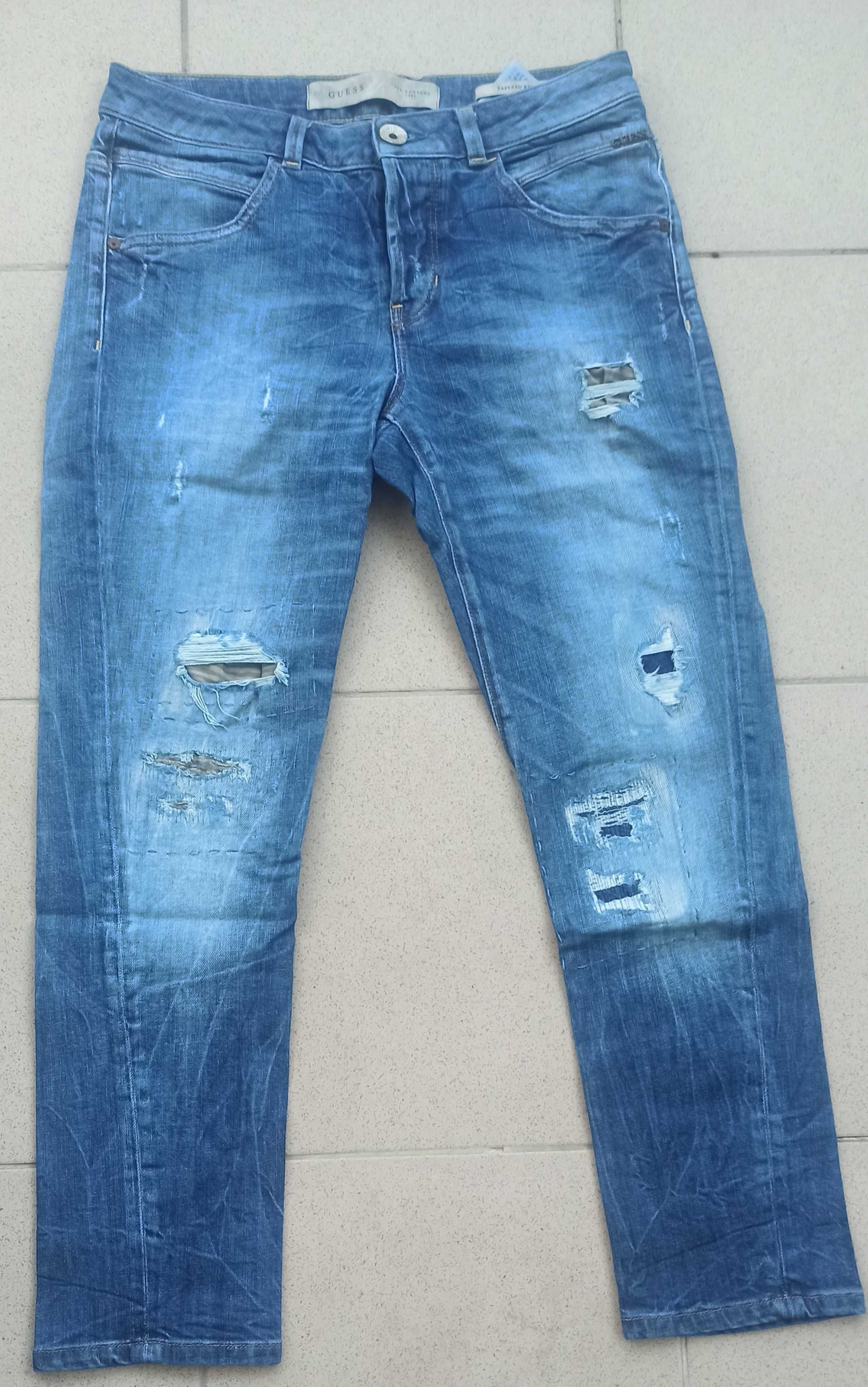 Jeansowe damskie spodnie GUESS rozm. 26 (S)