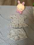 Letni komplet dla dziewczynki top + szorty H&M r.68