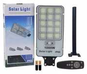 Lampa Solarna 1000W Latarnia Solar Czujnik Ruchu + Uchwyt