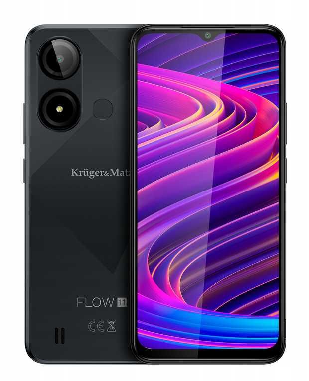 Kruger Matz FLOW 11 6,56" 4/64GB Dual SIM 4000mAh LTE czarny