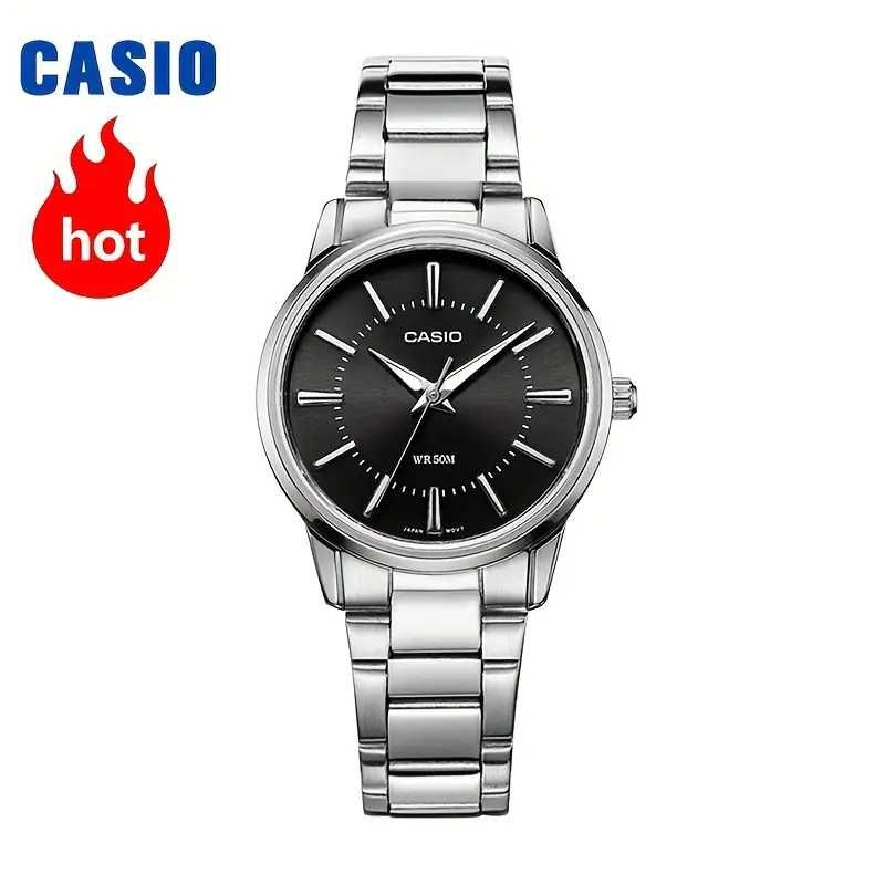 Жіночий годинник CASIO LTP-1303 Орігінальний / Чорний з сріблястим