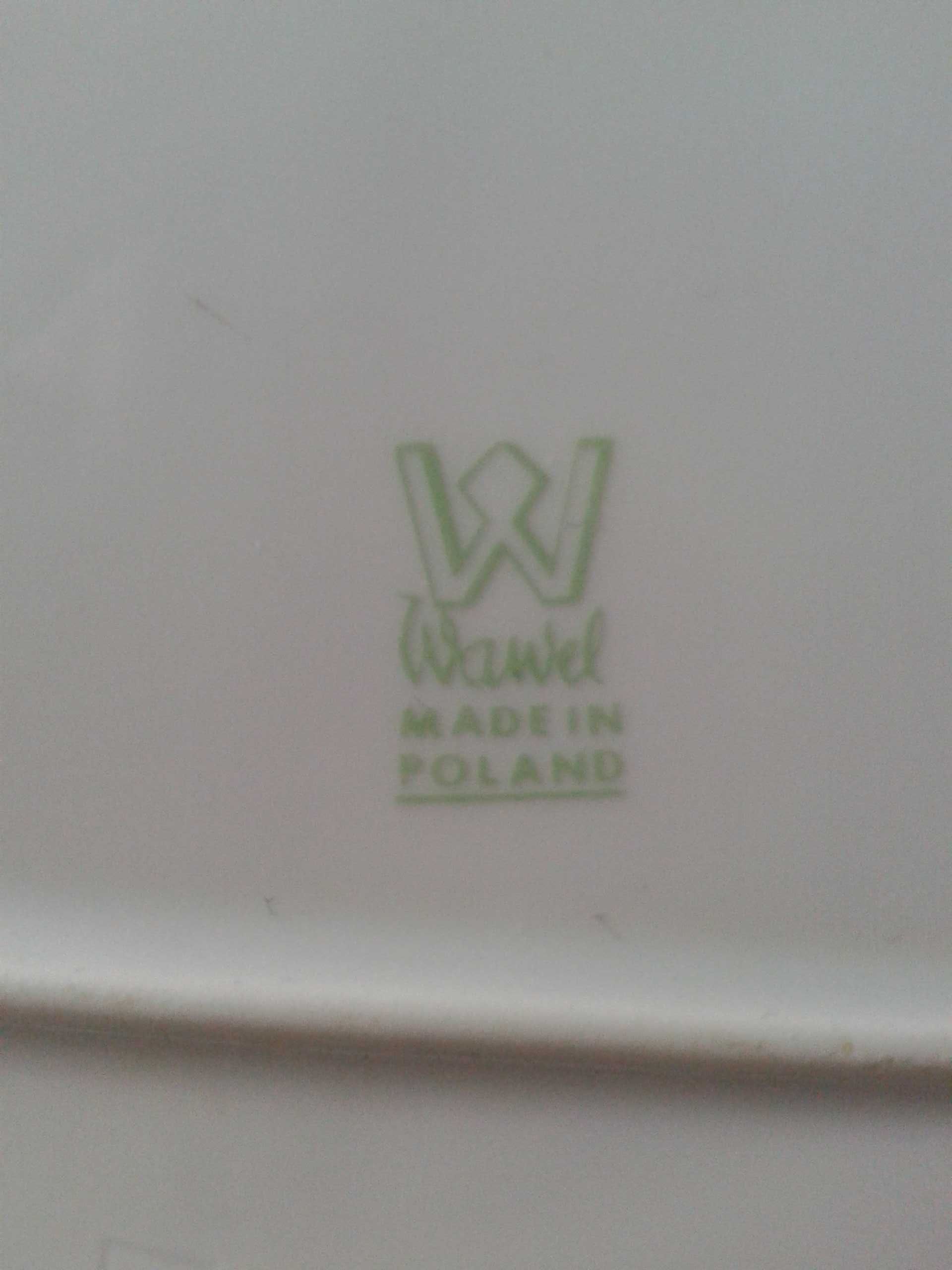 Talerz płaski porcelanowy