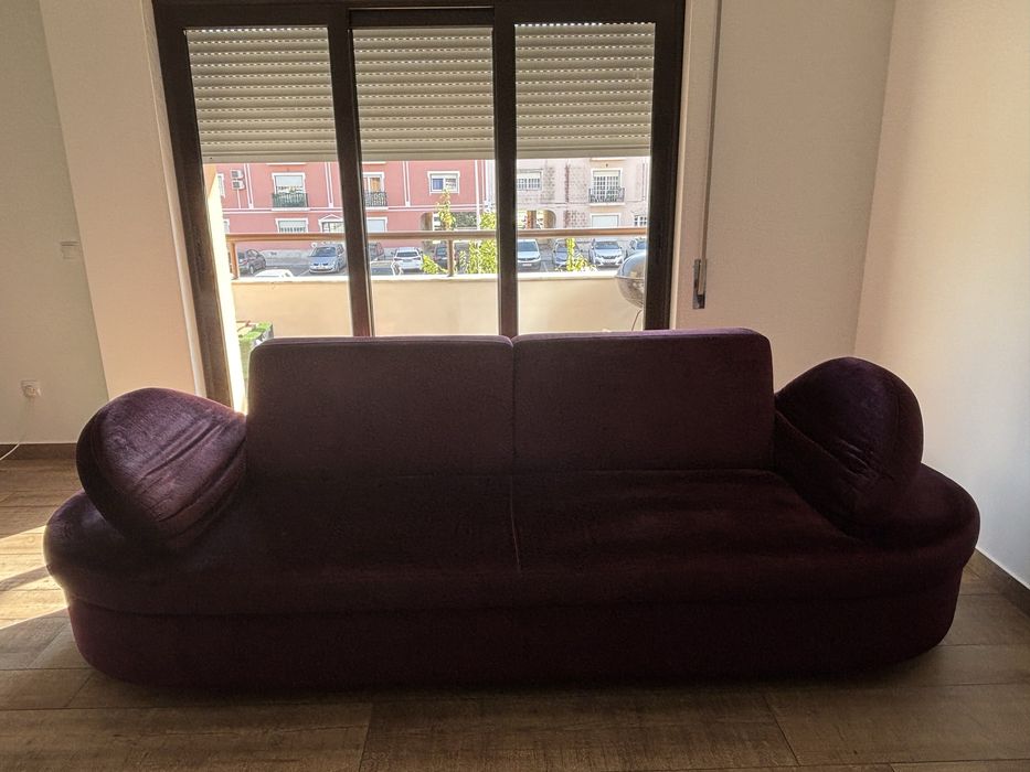 Sofa ANTARTE 3 lugares em veludo