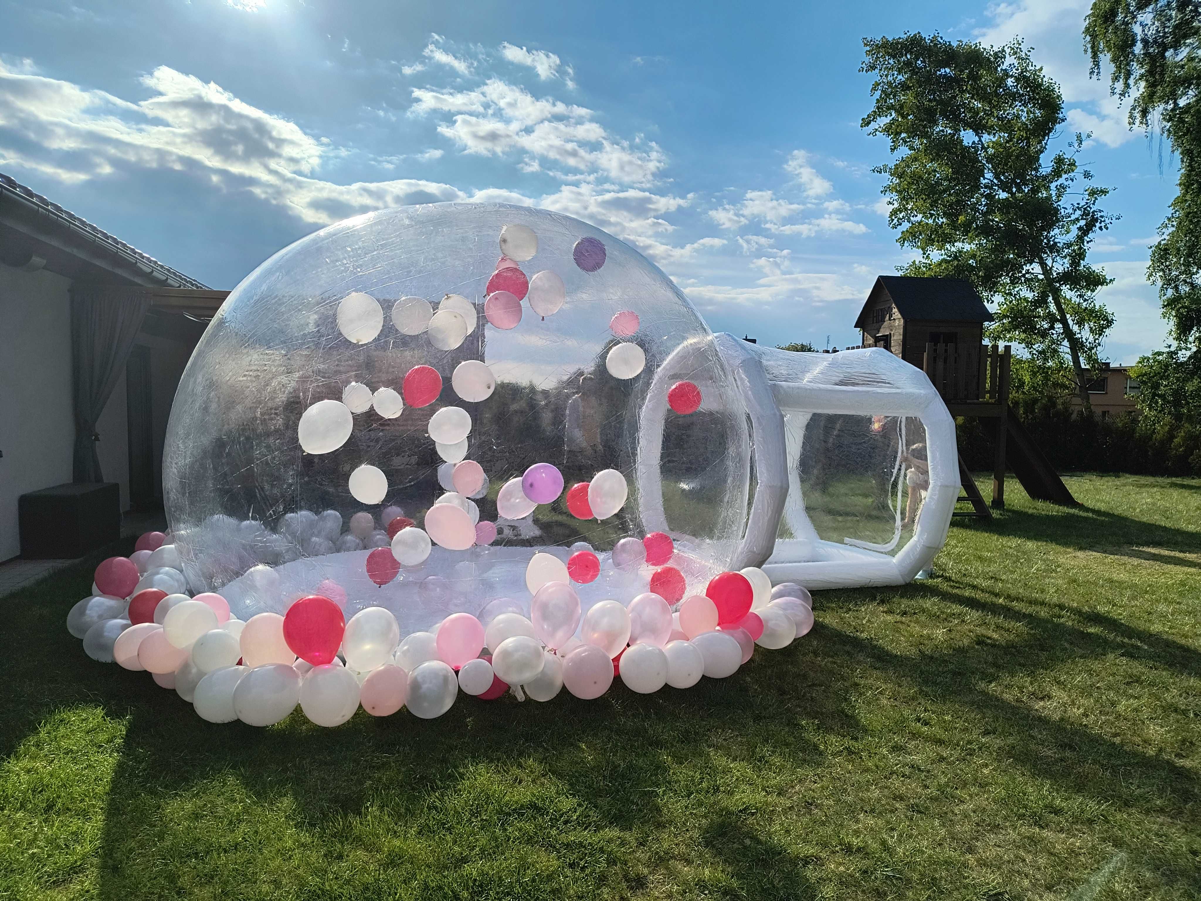 Dmuchaniec Dmuchany Domek Iglo Bańka Bubble House Tent Wirujące Balony