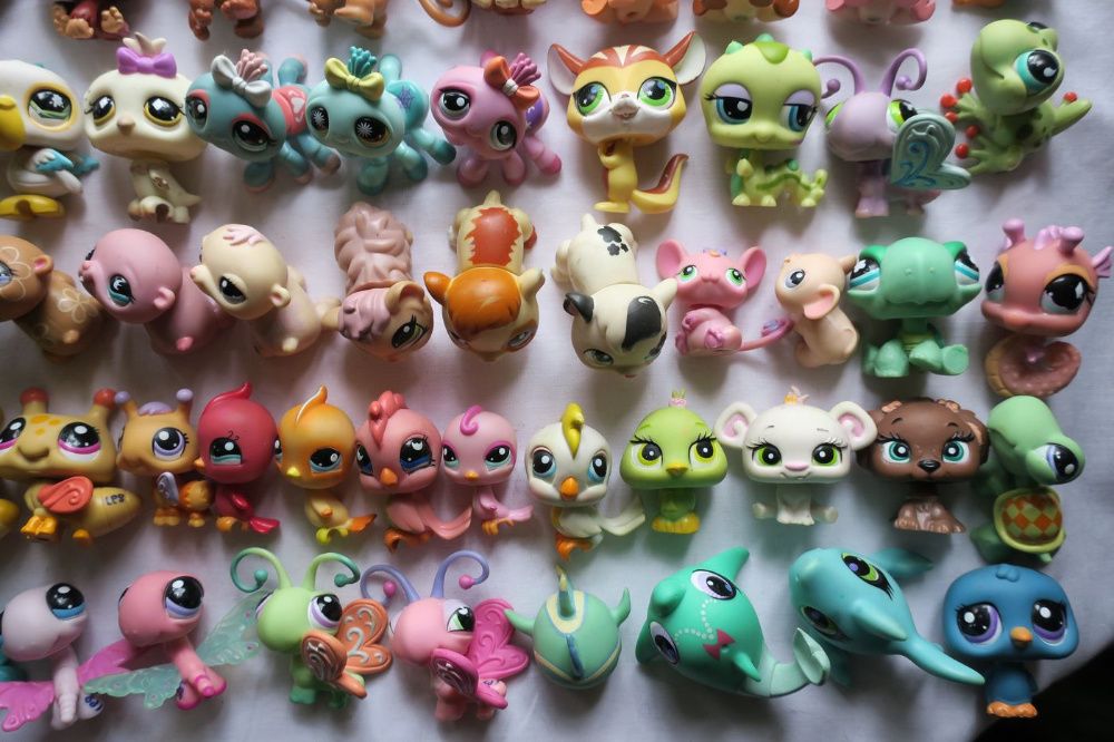 Figurki Littlest Pet Shop króliczek małpka żółwik ważka pszczoła