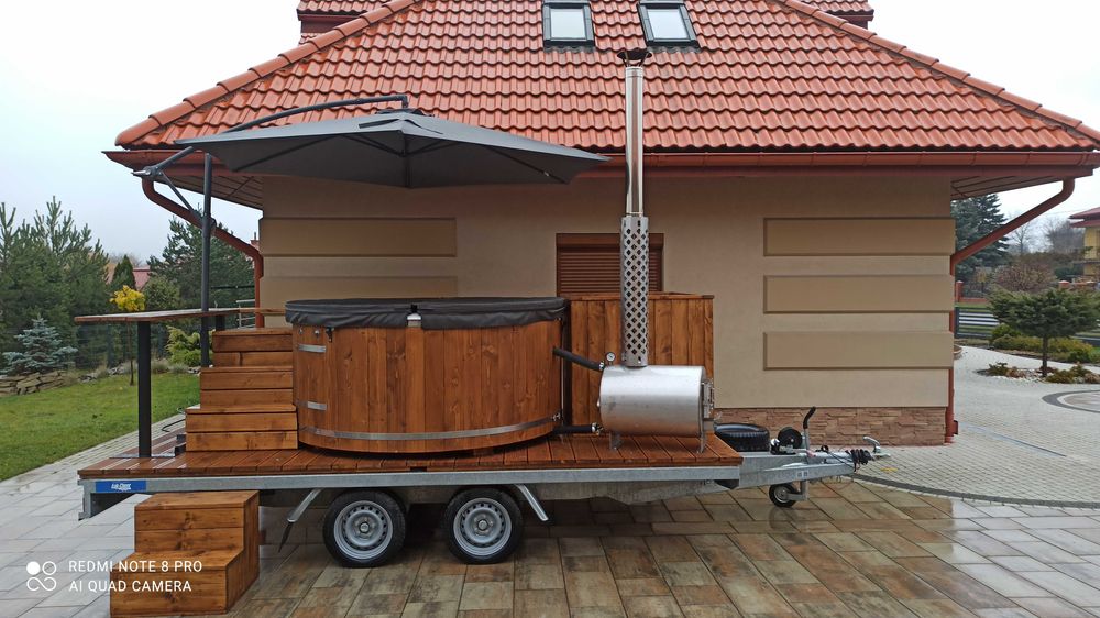 Balia ogrodowa, bania mobilna, jacuzzi, ruska bania na sylwester.