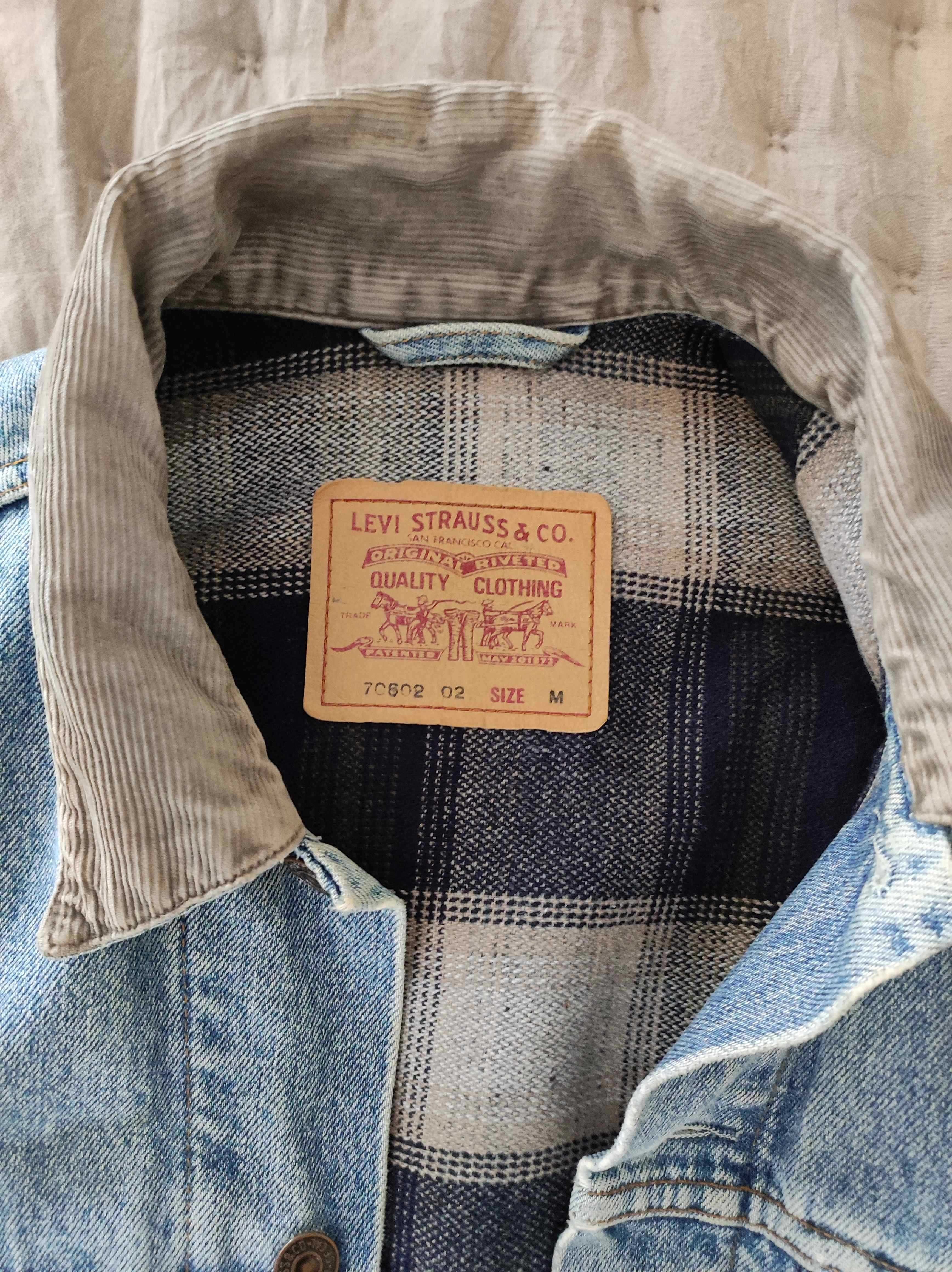 Casaco de ganga com forro Levis Strauss, 1995
