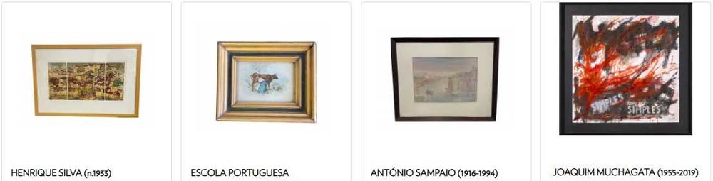 Lote Obras Pintura Portuguesa 33