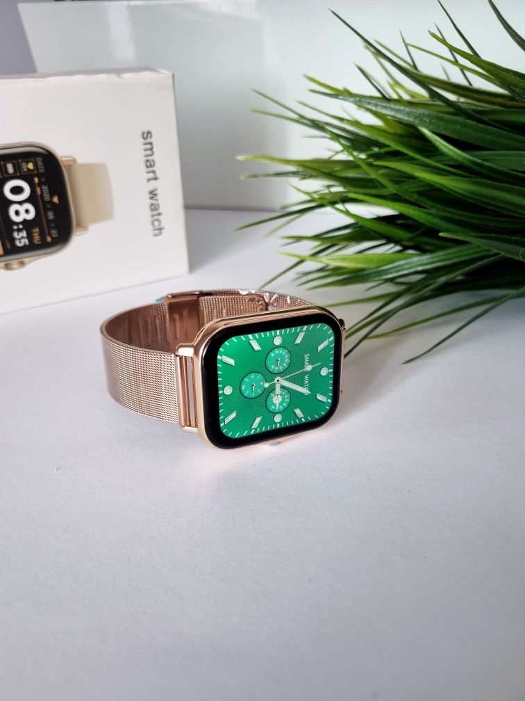 Złoty smartwatch