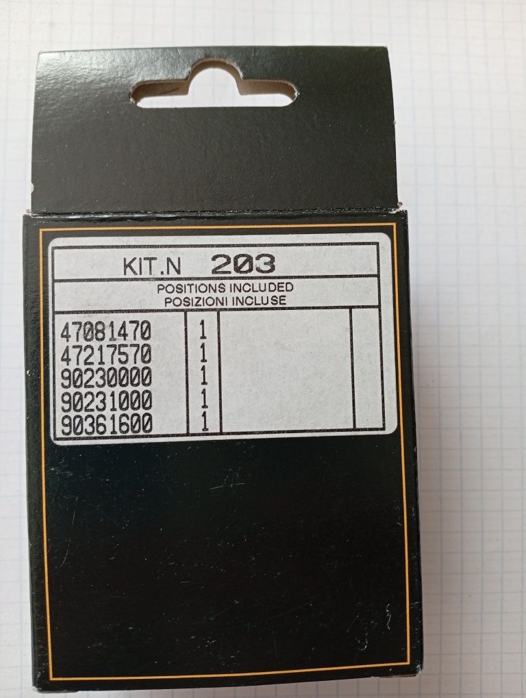 Zestaw naprawczy Interpump uszczelnienia pompy KIT 203