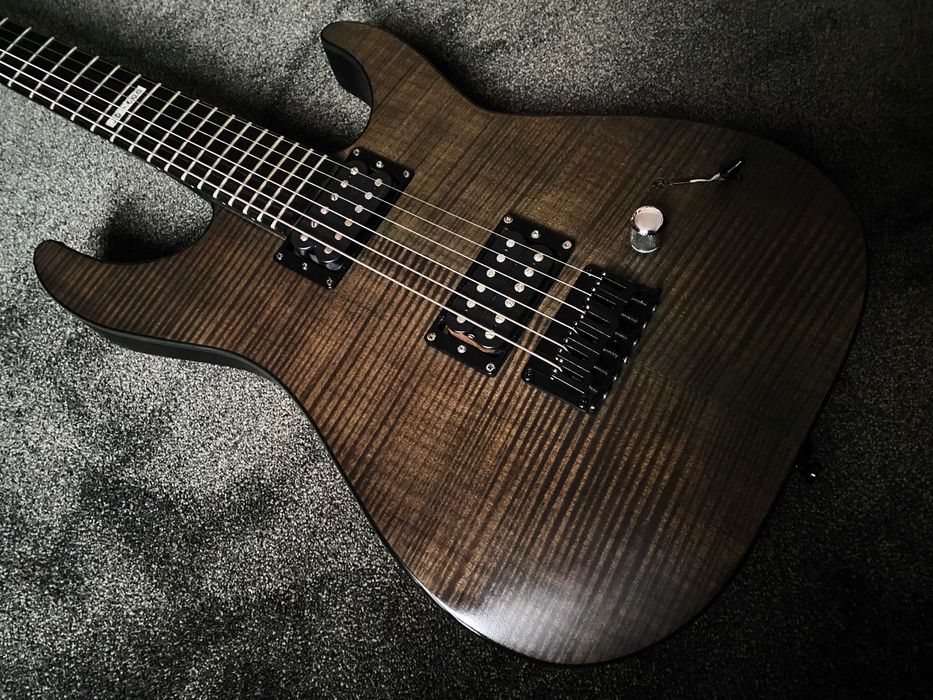 ESP LTD JD-600 Jon Donais Signature See Thru Black Satin 2007