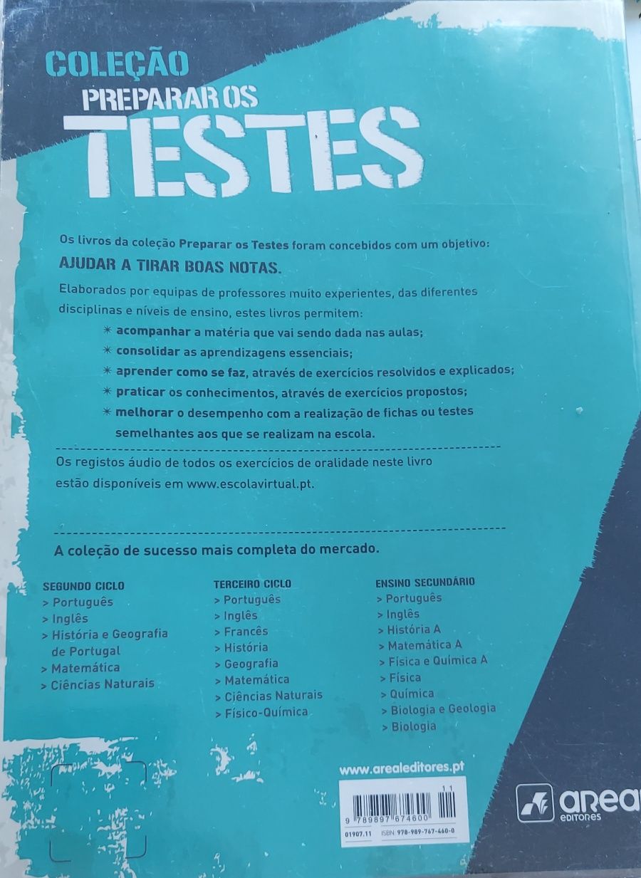 Preparar os testes Francês 7 - 7ano