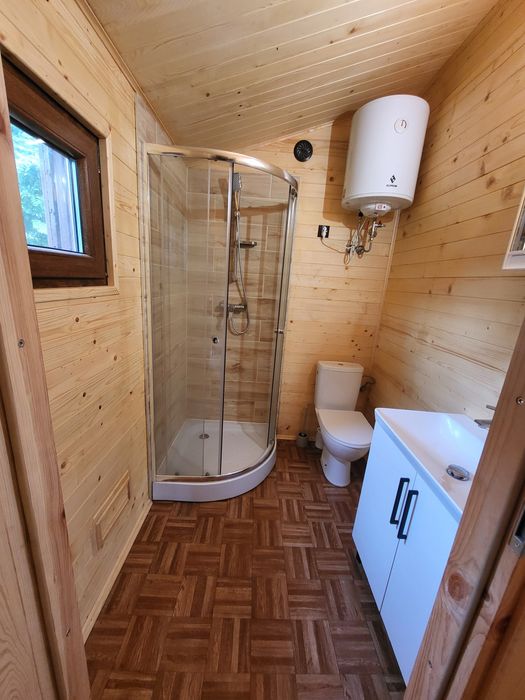 Domek letniskowy całoroczny 2 letni ocieplony i wyposażony