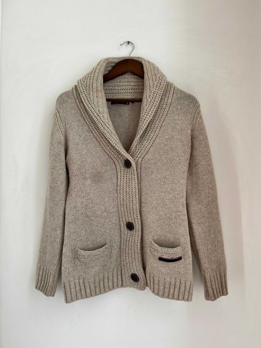 Casaco Quebramar Lã Bege | Tamanho M