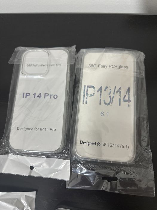 Capas para telemóvel 360 em plástico/silicone