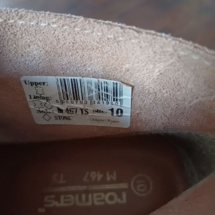 Продаю особисті вживані речі. Іспанськи замшеві черевики дезерти