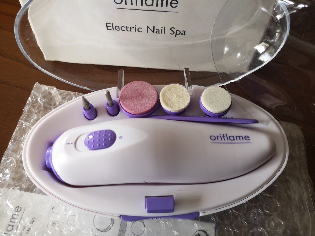 Oriflame Electric Nail SPA broca de unhas Manicure e Pedicure