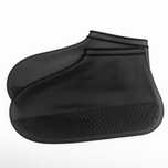 Бахилы силиконовые от воды и грязи на обувь (L, Black) | Многоразовые