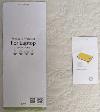 Накладка клавиатура и наклейка  сенсорная панель ноутбук Lenovo Legion
