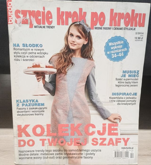 Burda Szycie krok po kroku Nowa wykroje 2/2014