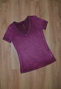 Koszulka bluzka tshirt bordo bordowa G-star Raw r.38 r.M r.S r.36