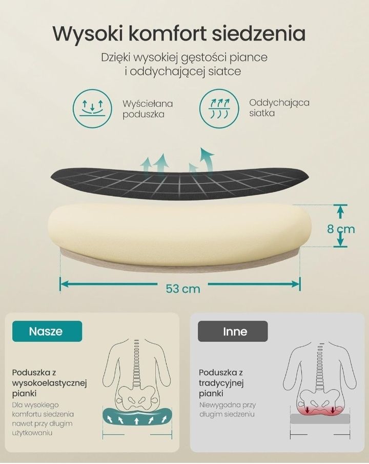 Ergonomiczne krzesło biurowe