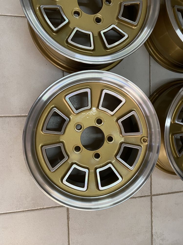 Jantes 14” 5x112 Mercedes w114 w115 w123 Classicos com aba “Bbs amg”