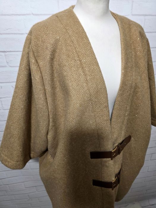 Płaszcz 40 42 camel karmel