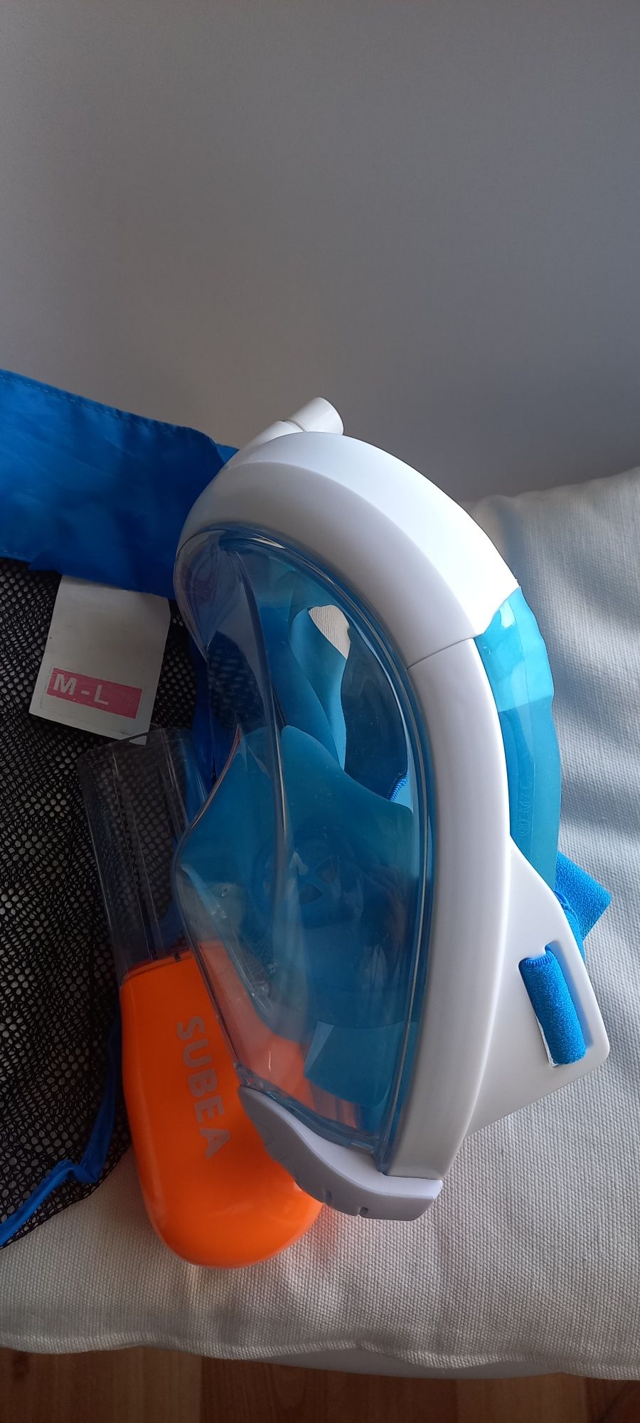 Máscara de snorkeling e mergulho