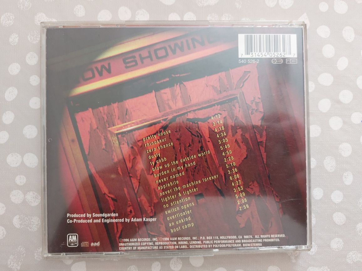 CD " Down on the Upside " de Soundgarden 1996 (COMO NOVO)