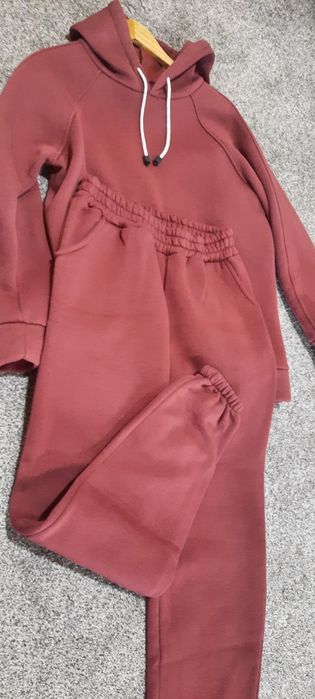 Dres bordowy damski