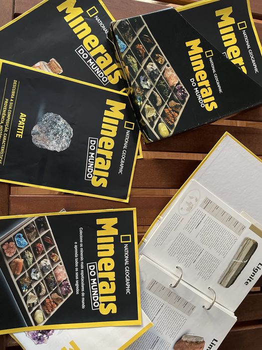 Coleção completa Minerais do Mundo National Geographic