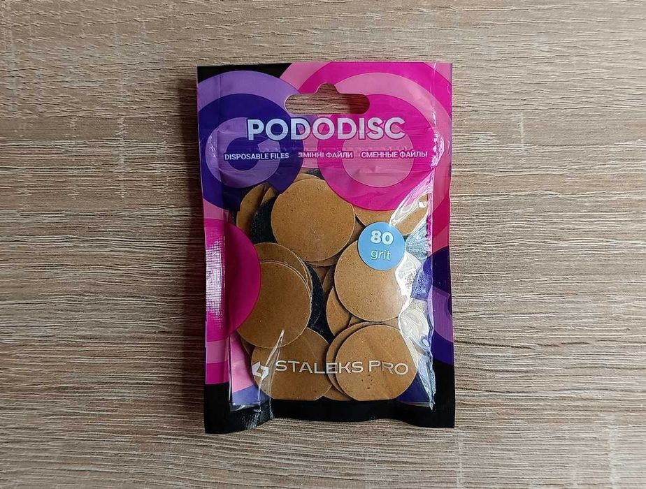 Nowe nakładki PODODISC STALEKS PRO L 80 grit (50 szt)