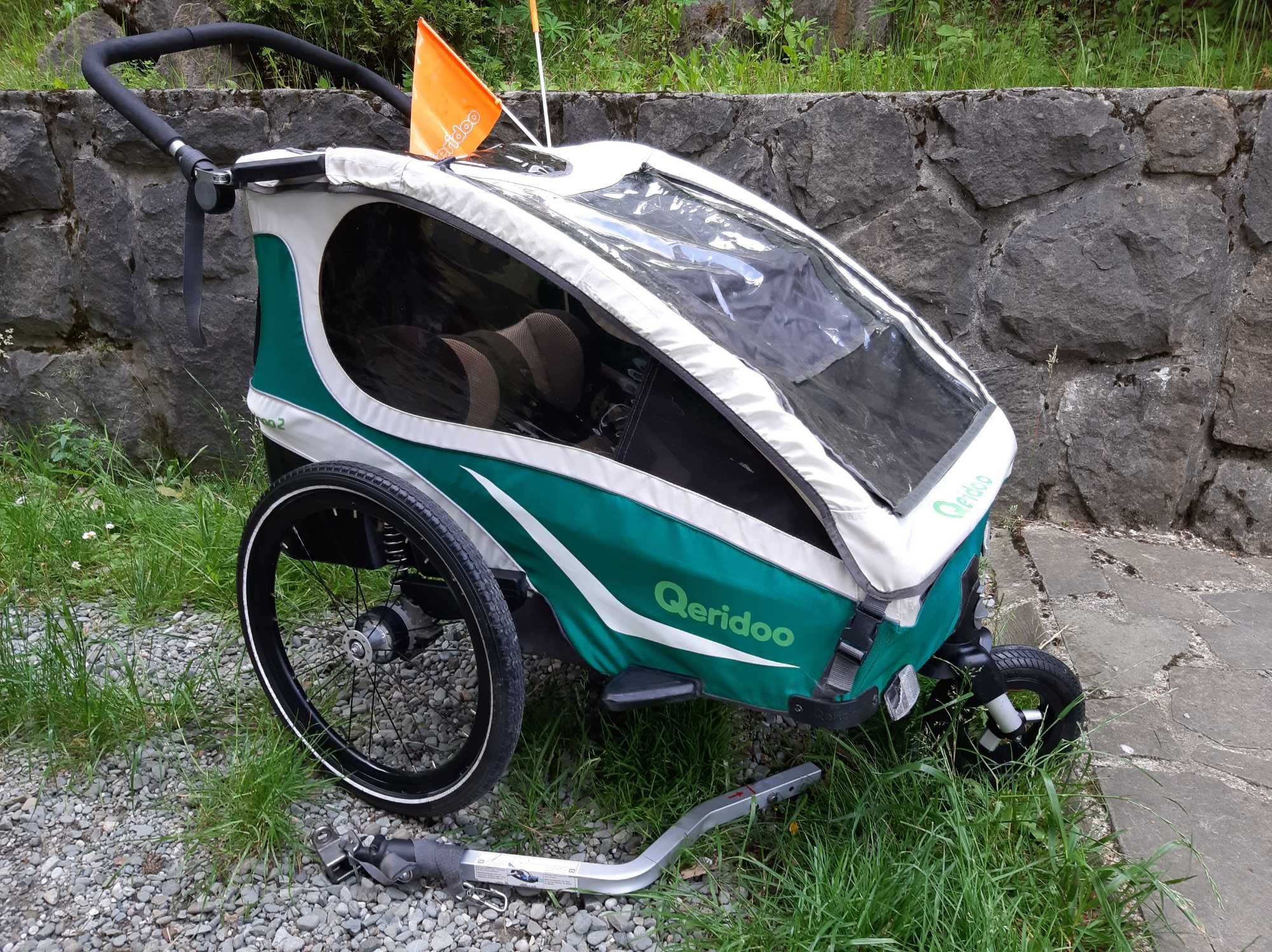 Qeridoo Kidgoo 2 przyczepka rowerowa spacerowa model 2018