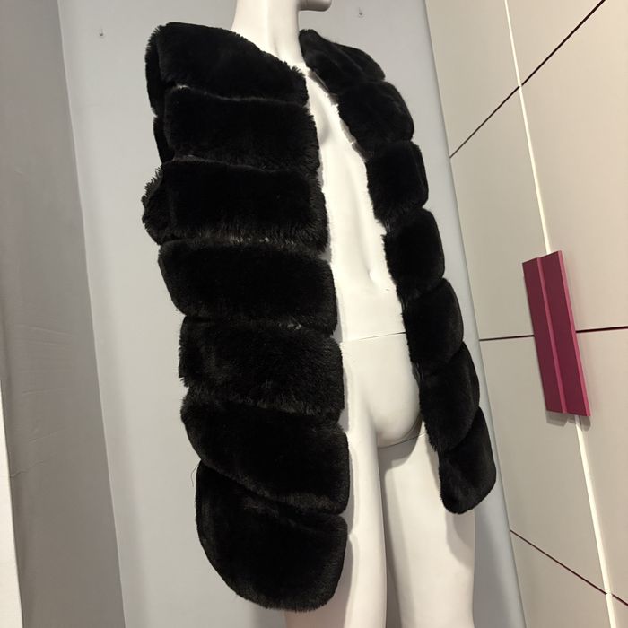 Kamizelka sztuczne futro na ramoneske butik exclusive varlesca m l