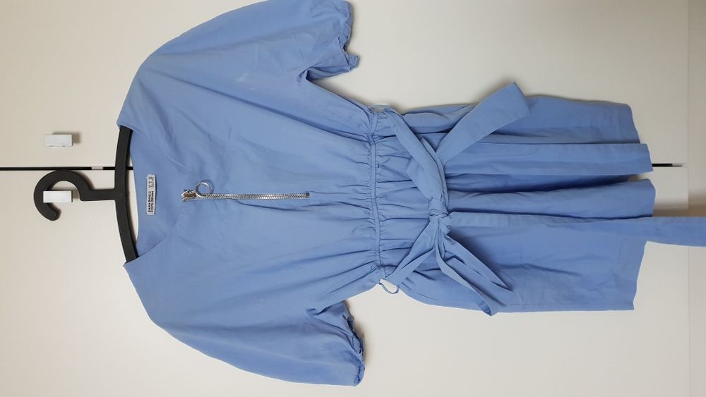 Sukienka - Zara - S - błękitna