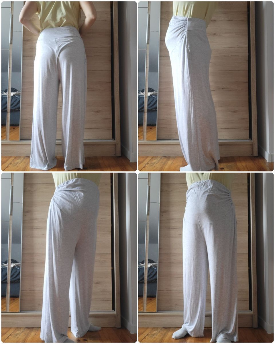Spodnie ciążowe beżowe i szare XL-XXL 42-44