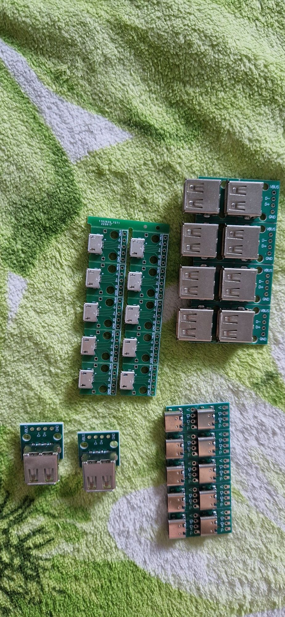 Конектор USB/type C/ micro usb на платі