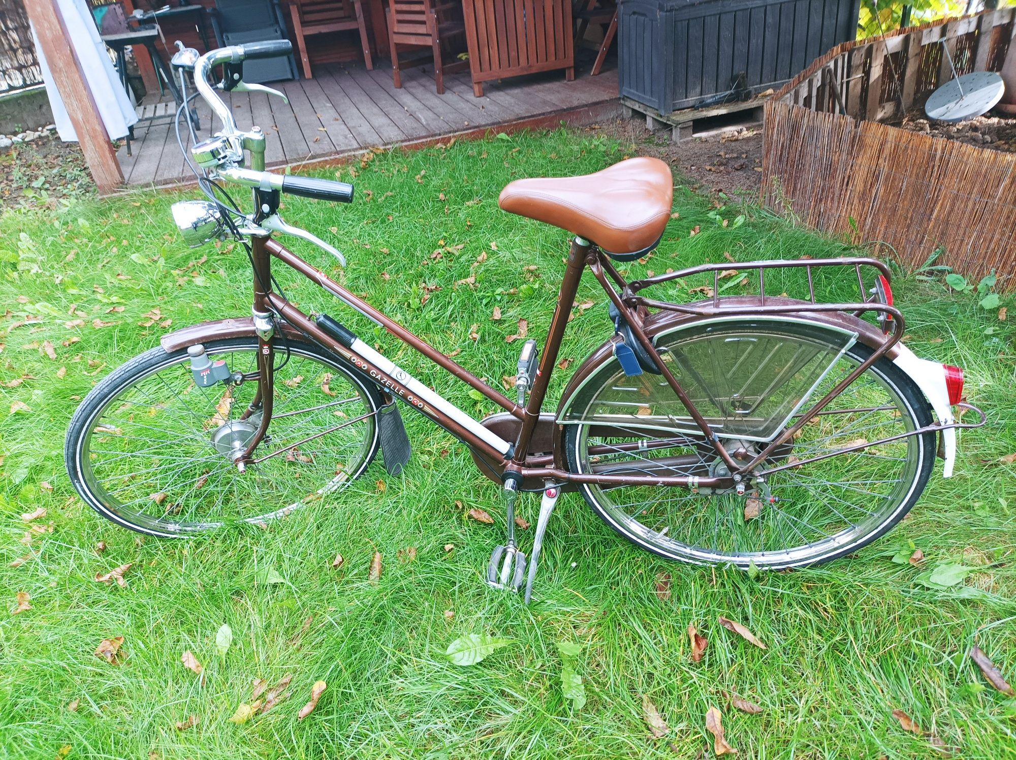 Klasyczny vintage retro rower damka znanej marki Gazella